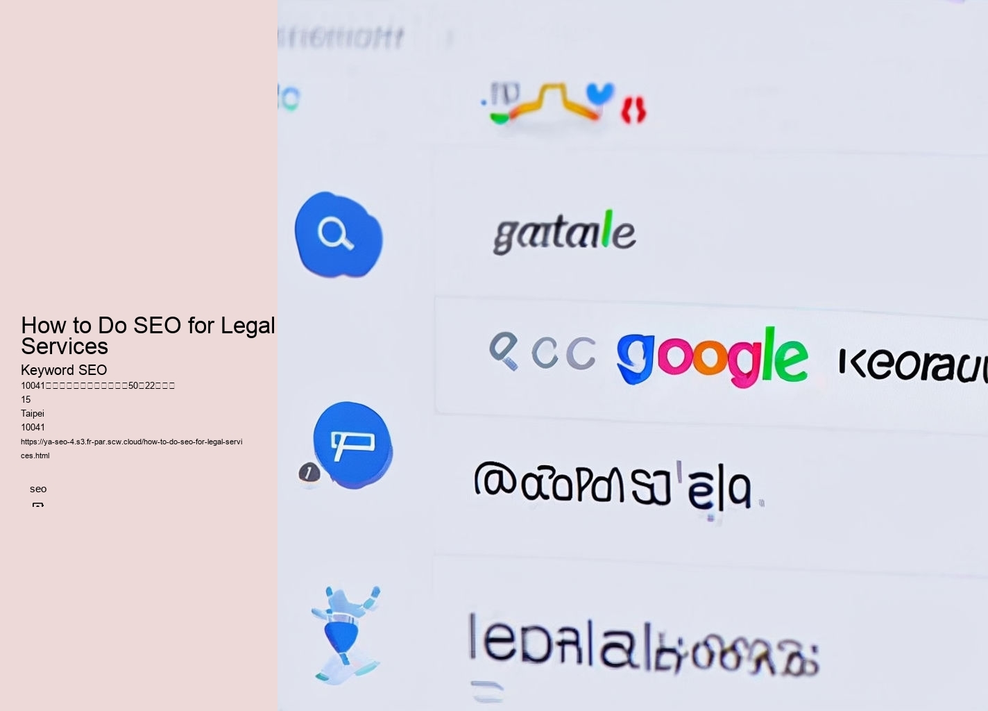 How to Do SEO for Legal Services